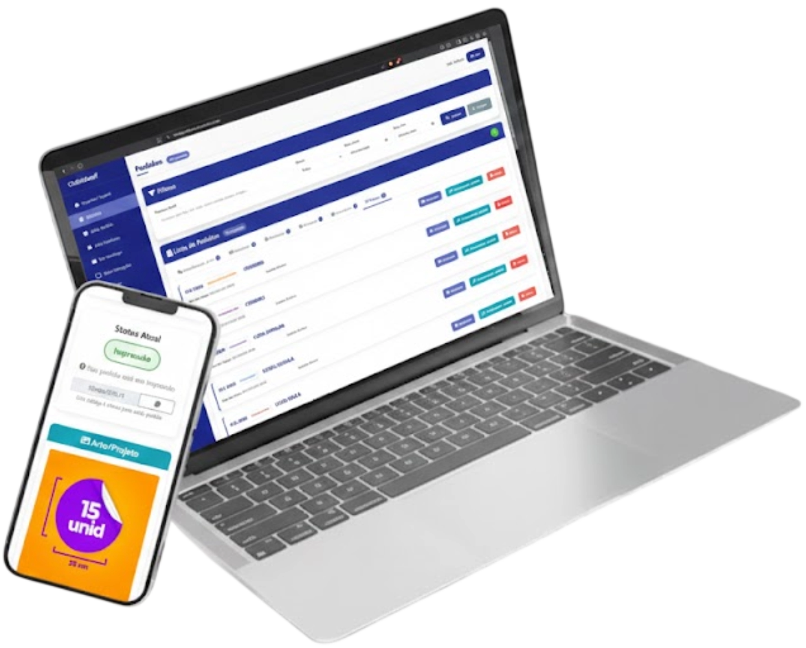 Mockup do Sistema OrbitGraff